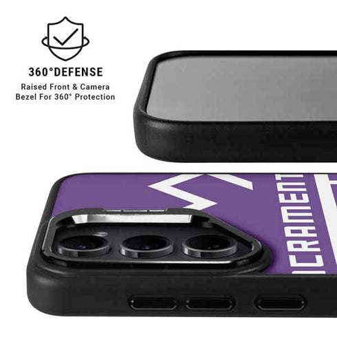 NBA Sacramento Kings Large Logo Galaxy S24 Plus Kickstand Case